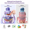 BrainyBees 2 Pack Mesh Water Bottle Carrier for Boys and