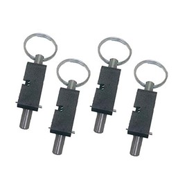 AutoHauler Supply Four Weld-On Spring Locks for Trailer Ramp Gate Pin Replacement (4 Long)