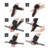 Boer Par De Straps Muñequera Gym Crossfit Pesas Correa De