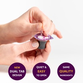 Broadman Church Supplies, Premium Easy-to-Open Dual Tab, Pre-filled Communion Fellowship Cup, 100% Concord Grape Juice blend and Wafer Set, 250 Count