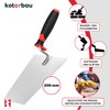 KOTARBAU® Stainless Steel Trapezoidal Trowel 200 mm x 123 mm
