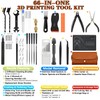 66Pcs 3D Printer Tools Kit with Storage Case, All-in-One Accessories