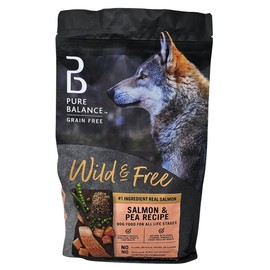Pure Balance Salmon and Pea Recipe Dry Dog Food, 4lb Bag, Grain Free
