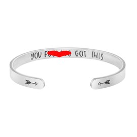 JoycuFF Inspirational Gifts for Women New Mom Gifts for Mothers Day First You Got This Bracelet Friend Encouragement Gift for Her Women Empowerment Jewelry