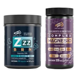 Pack Magnesio Complex Zzz Brn Bpn Pro Sueño Profundo Relajación Muscular