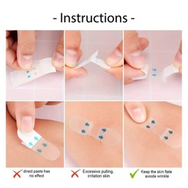 FYHXZYB Face Lift Tape, Neck tape lifting invisible,Face Tape Lifting for Instant Lift Double Chin & Jowls Corrector, Facial Contouring Tape for Eyes Wrinkles Sagging Skin (Pack of 200)