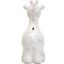 Cherish Spotted Giraffe Piggy Bank, Pink - Color: Blue