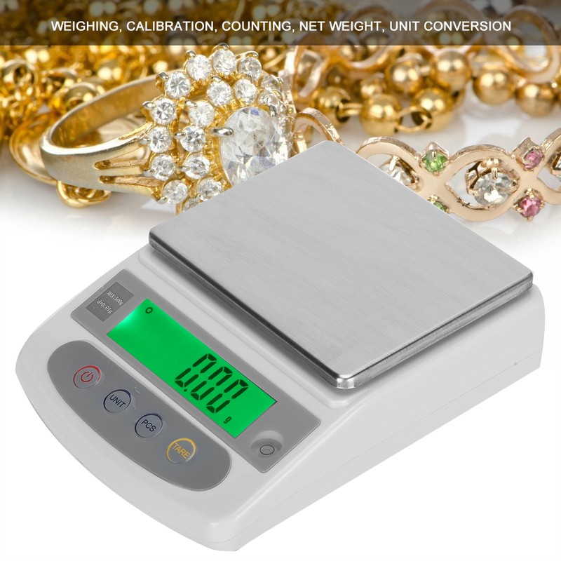 500g/0.01g Digital Jewelry Scale Mini Portable Electronic High Precision Gram