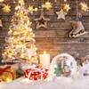 Operitacx 10-Piece 2 36 Inch Snow Globe Set Clear Christmas