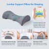 Cozyhealth Lumbar Support Pillow for Sleeping, Heated Lower Back Pillow