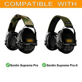 Ear Pads and Foam Kit Replacement defean Ear Muffs Ear Cushions Compatible with Sordin Supreme Pro X/Supreme Pro Headset (TPU Foam)