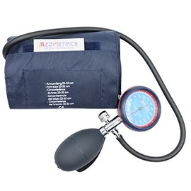 Medimetrics Baumanómetro Aneroide Integral Brazo Tipo Palma Con Estuche 5762-C2V1 Color Azul