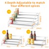 RCHYFEED 4 Tier Spice Rack Organizer, Spice Organization for Cabinet,Pantry,