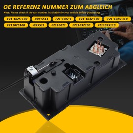 599-5511 Heavy Duty Climate Control Module and Heater Climate Control Switch Panel for Kenworth W900 T800 T600A 2002 2003 2004 2005 2006 Replaces OE# F21-1007-1 F21-1025-100 F21-1032-100