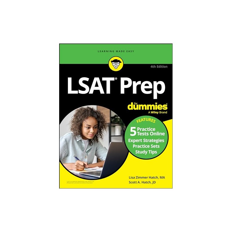 LSAT Prep For Dummies: Book + 5 Practice Tests Online