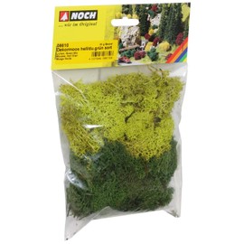NOCH 08610 Decorative Moss Toy Light and Dark Green Assorted