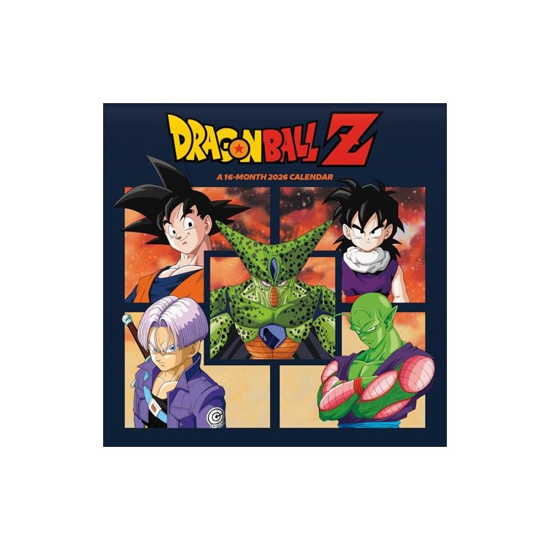 2026 Dragon Ball Z Wall Calendar