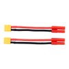 OliRC 2pcs XT60 Male to HXT 4MM Bullet Connector/Adapter 12