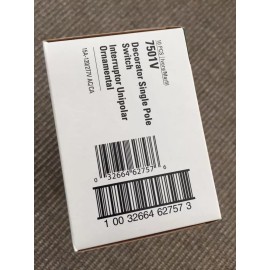 Cooper LOT-10, Cooper Ivory SINGLE POLE Switches 15A Single Pole 120/277V 7501V