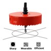 SagaSave 155mm HSS Bi-Metal Hole Saw with Corn Hole Drilling