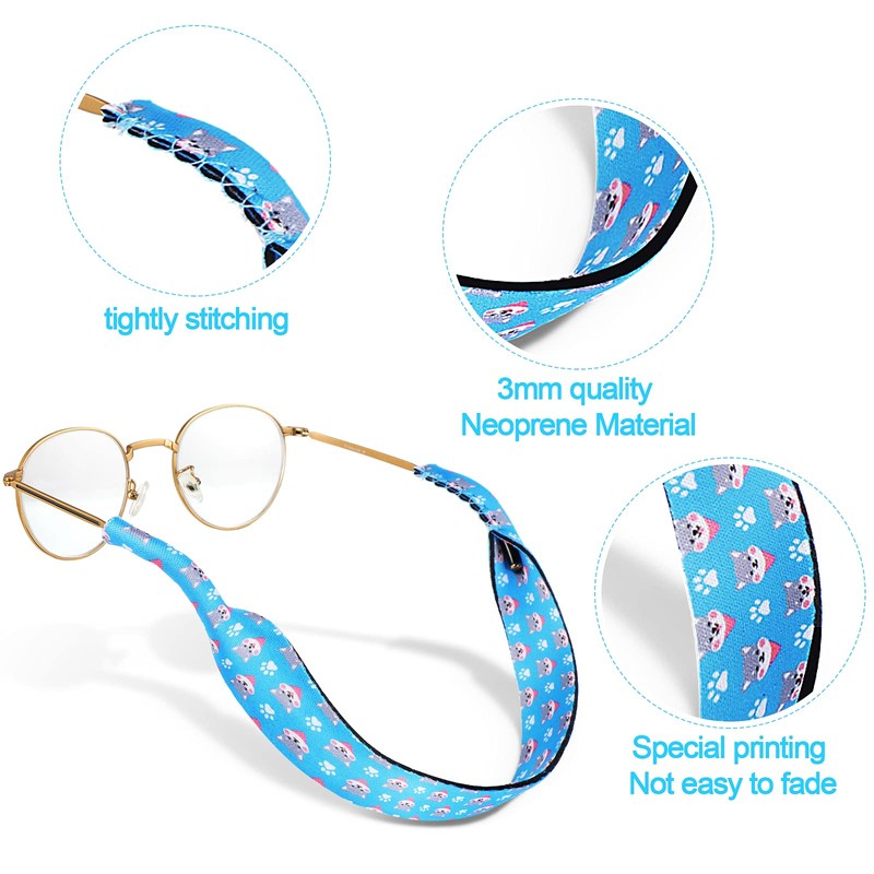 Weewooday 6 Pieces Kids Eyeglass Strap Nonslip Sunglasses Holder Lanyard