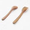 Nagao Sao Wood Spoon Fork Set Small Wooden