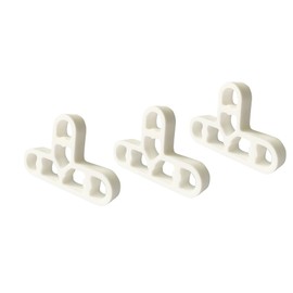 1000pcs 3/8 inch Tile Brick Leveling Clips 10mm Thin Red Wall Spacer Concrete Slab Paver Spacer Leveling Sand Spacer