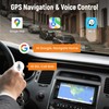 maXpeedingrods 7” Double Din Car Stereo with Apple CarPlay &