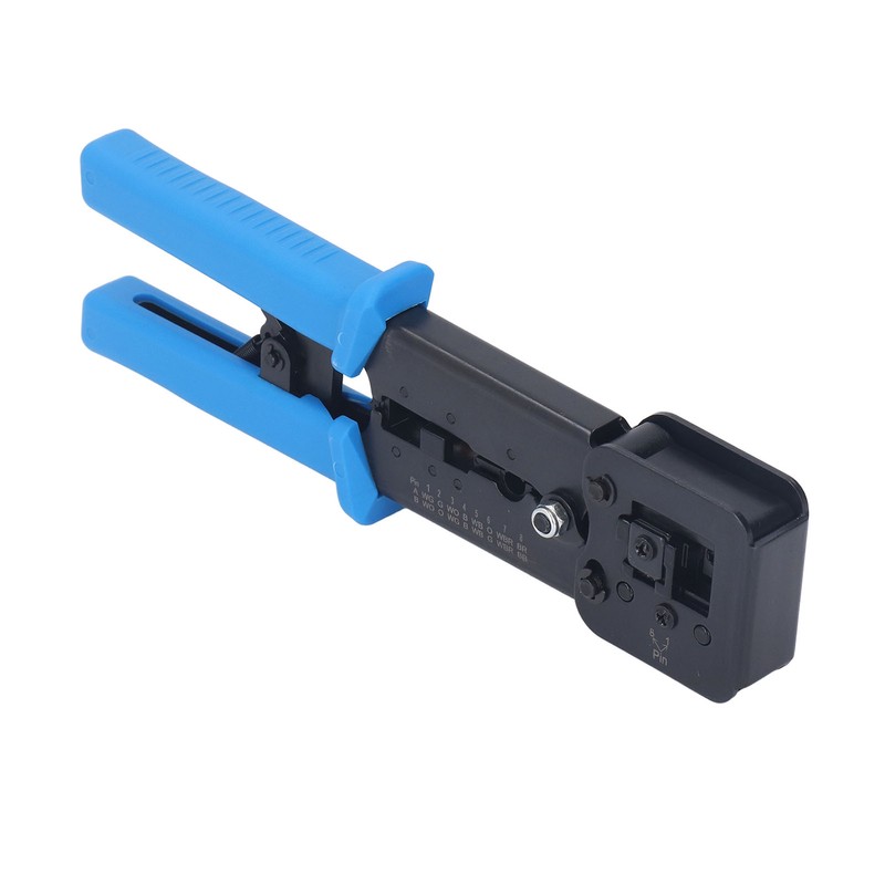 RJ45 Crimp Tool Kit Pass Thru CAT6 CAT5E Crimping Tools