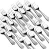 Snamonkia Appetizer Forks Set of 24, 5.4 Inches, Small Dessert