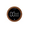 "DIGITAL DIAL TIMER" LED Lighted Wood Dial Timer Kitchen Timer