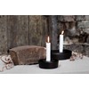 Storefactory VALLTORP Large Glossy Black Candlestick
