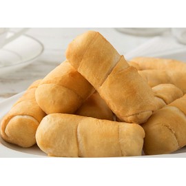 Miranda Deliciosa Tequeños Gourmet DOUBLE CHEESE stick pre-cooked. Thinner dough and extra cheese. DOBLE QUESO precocinado. Ready to heat. 1 Box, 50 units