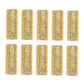 Gadpiparty 10pcs Strap Connector Belt Smart Watch Pin Watch End Link Band Connection Watch Spring Bar Attachment Watch Lug Gear Strap Fastener Buckle Clasp Watch Connector Kit Golden Alloy