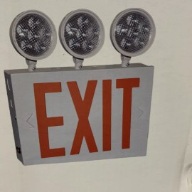 Nora Lighting NEX-751-LED-R3 NY Approved LED Exit Emergency Combo Unit