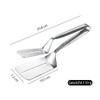 ARTOCT Stainless Steel Kitchen Tongs, Double-Sided Shovel Clip for Frying