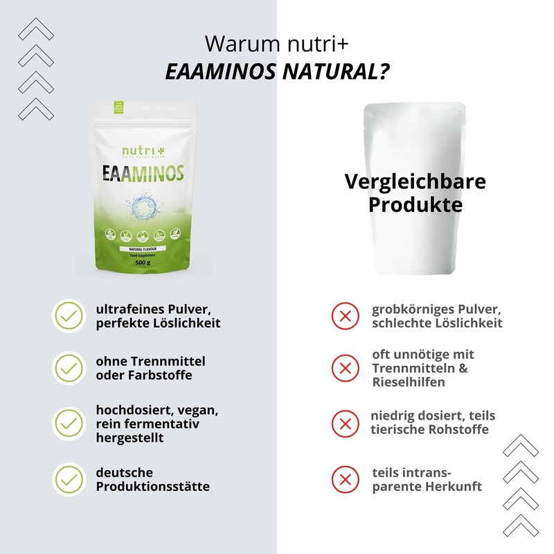 EAA Powder Neutral 500 g - High Dose - Instant
