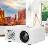 814 Mini Poratble Projector White Housedhold Projector 1080P Support for