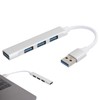 QANYEGN 4 Port USB3.0 Hub, Aluminum Alloy USB Splitter, USB