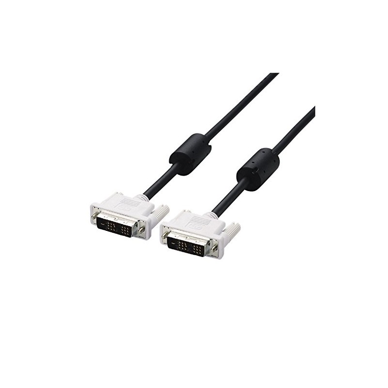 エレコム ディスプレイケーブル DVI-D24pin シングルリンク デジタル 1.5m ブラック CAC-DVSL15BK