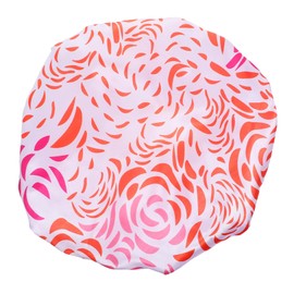 Mikinona Large Silk Waterproof Shower Cap for Women Curly Hair Products Long Hair Reusable Decorative