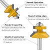 OLETBE Router Bit Set 1/2 Inch Shank 2 PCS Tongue