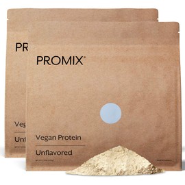 ProMix Nutrition Plant-Based Vegan Protein Powder, Unflavored - Pea Protein & Vitamin B-12 - ­Post Workout Fitness & Nutrition Shakes, Smoothies, Baking & Cooking Recipes - 5 Pound (Pack of 2)