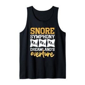 Snore Symphony Dreamland's Overture Sleep Apnea Snoring Tank Top