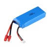 1 Pcs 2S 7.4V 25C 2000mAh Solid Banana Plug Rechargeable