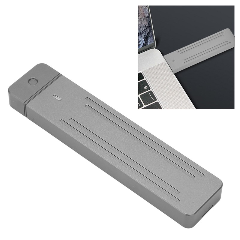 M.2 NVME HDD Enclosure USB 3.1 Gen2 Magnetic Interface 10Gbps