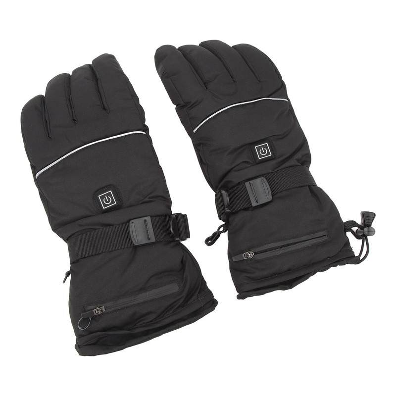 One Pair Heated Gloves 3 Level Temperature Touchscreen Anti Slip