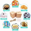 Set di 50 piccole scatole regalo bianche, 7 x 7