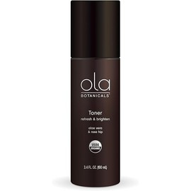Ola Botanicals Toner (3.4 Fl. Oz), Aloe Vera & Rose Hip, Refresh & Brighten, Certified USDA Organic, Cruelty Free, Non-GMO, Dr. Mercola