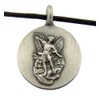 Religious Catholic Gift 7/8 Inch Round Pewter Archangel Saint St